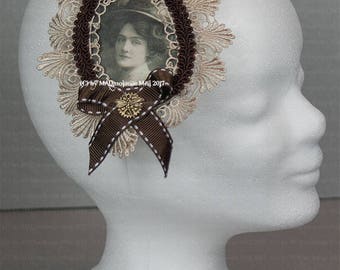 Extraordinary hair clip/brooch for the steampunk ladies