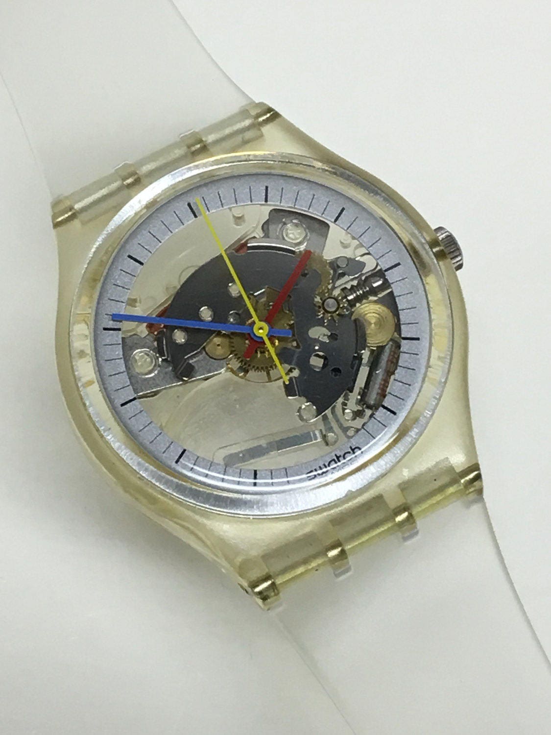 Vintage Swatch Watch Jelly Fish GK100 1985 Rare by ThatIsSoFunny