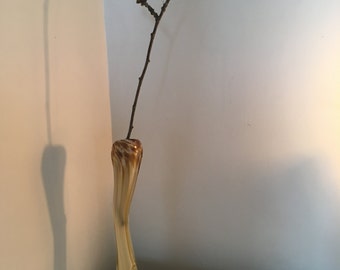 Speckled Vintage blown glass vase