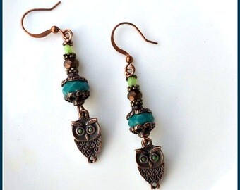 Whimsical Owl Bead Etsy