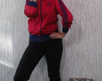 Vintage Raspberry Tracktop Tracksuit Adidas