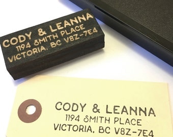 Custom return address stamp victorian address labels custom address stamp modern address rubber stamp Canada FREE shipping in Canada