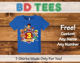 Paw Patrol Birthday Shirt