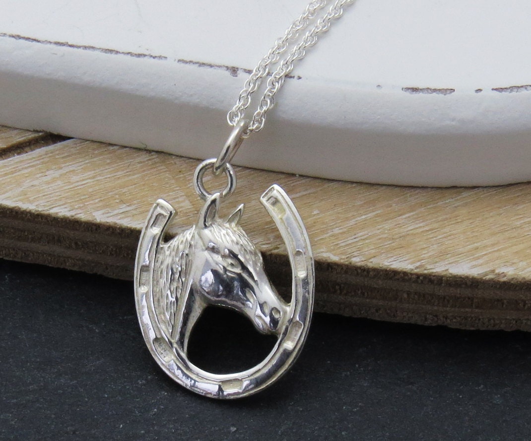 sterling-silver-horse-pendant-horseshoe-necklace-silver