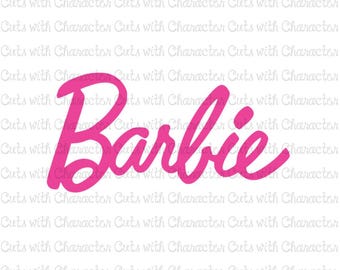 Barbie logo SVG DXF and PNG Files for Cutting Machines Silhouette, Cricut or Scan 'N' Cut