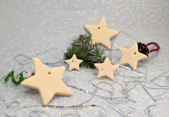 Handmade White Star Ornament Christmas Decorations Hand