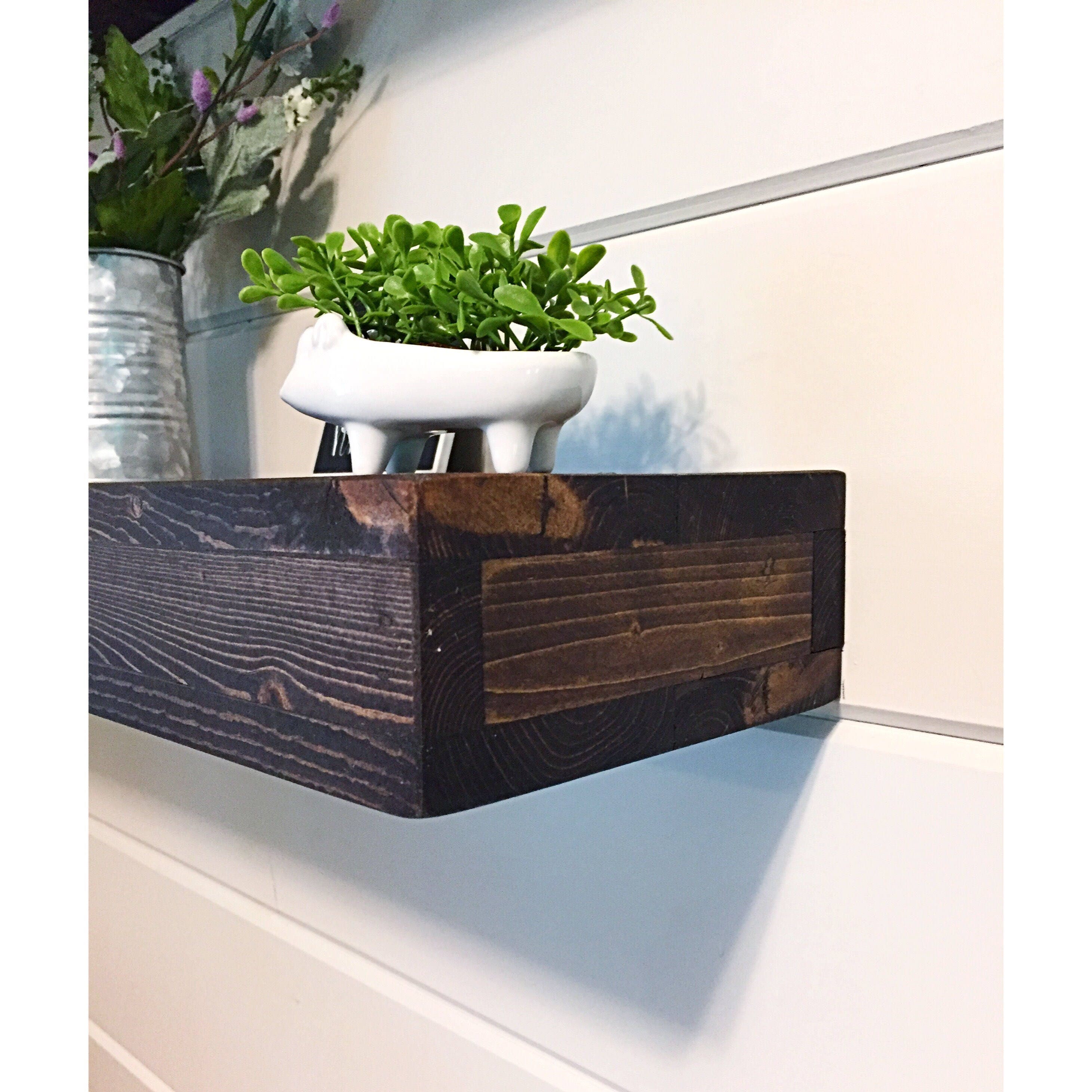 Rustic Wood Floating Shelves Floating Shelf Rustic Home