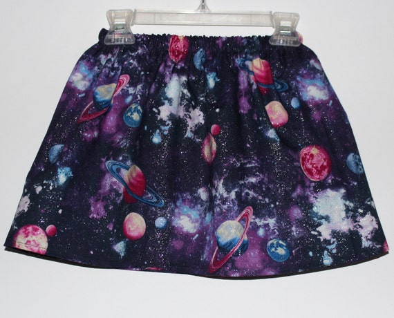 Girls Skirts Little Girls Solar System Skirt-Planets Solar