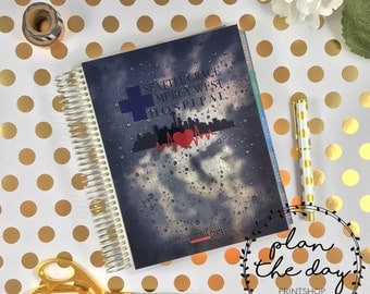 Grey's Anatomy Laminated Planner Cover for Erin Condren Life Planner, Plum Planner, Happy Planner, Personal Planner, or A5 Planner