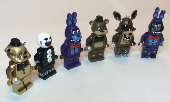 Five Nights At Freddy's FNAF Custom Lego Minifigures Mini