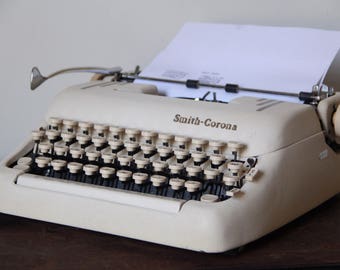 Vintage Smith Corona silent super, Working Typewritter, typewriter, Vintage Typewriter