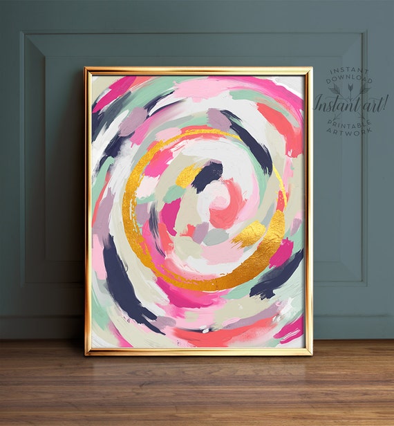 Abstract art PRINTABLE art Wall art Abstract by TheCrownPrints