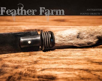 A Fabulous Antique Deer Foot Bakelite Letter Opener from the Early 1900's