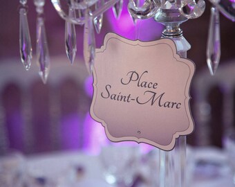 Brand-table for dinner wedding