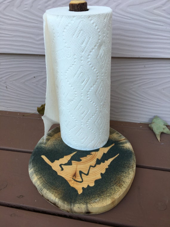 Rustic Paper Towel Holder reusable paper towel holder