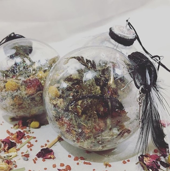 Protection Orb Wiccan Yule Witch Ball