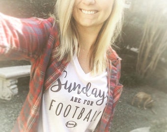 Sundays Are For Football Vneck