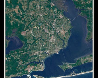 Pensacola map | Etsy