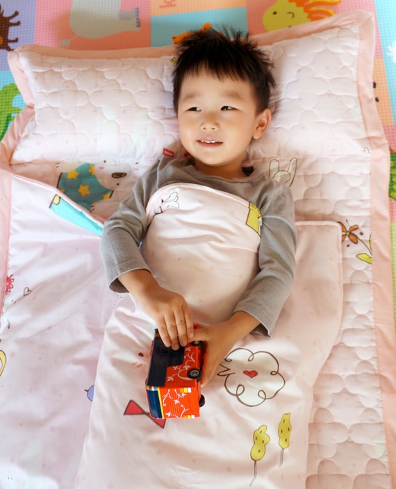 Personalized kids sleeping bag toddler nap mat baby mat