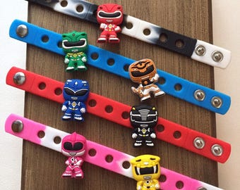 Power Rangers PARTY FAVORS Charm Bracelets