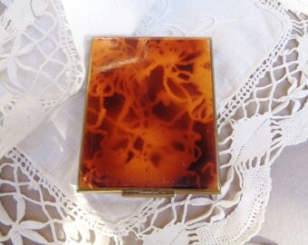 Antic powder compact,French powder compact ,Art deco compact
