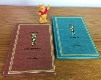 AA MILNE Revised 1961 Hardcover Dutton Winnie the Pooh Set 4 Lot vintage 60s AA MILNE Revised 1961 Hardcover Dutton Winnie the Pooh Set 4 Lot vintage 60s