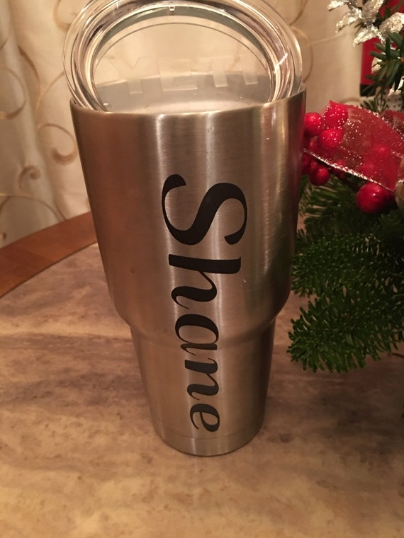 Personalized Laser Engraved Yeti Rambler Tumbler 20 Oz And 30 Oz