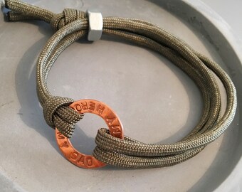 Men's Bracelet, Father's Day, Father's Day Gift, Copper Jewellery, Stamped Bracelet, Men's Jewellery, Dad Gift, Fathers Day, Copper Bracelet