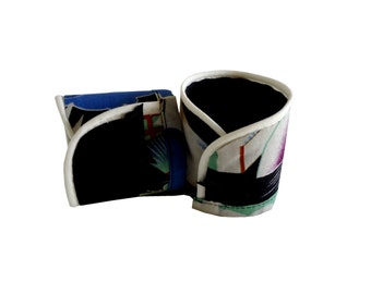 Akio T/XS Japanese fabric Cuff Bracelet