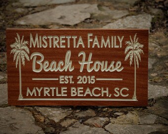 Beach Wedding Signs Beach Wedding Decor Nautical Decor Personalized Beach Signs Nautical Signs Shore House Outdoor Personalized Beach House