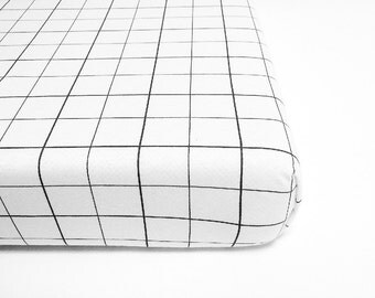 Grid pillowcase | Etsy