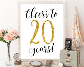 Cheers to 20 years | Etsy