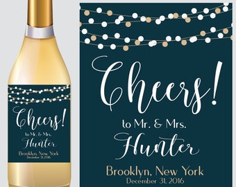 wedding wine labels