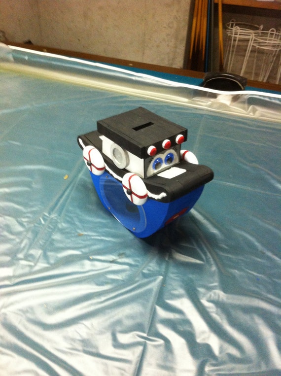 Tugg the tug boat piggy bank