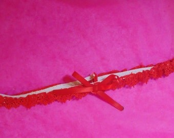 very beautiful bridal garter