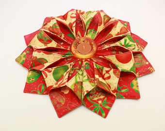 fold n stitch wreath pattern pdf