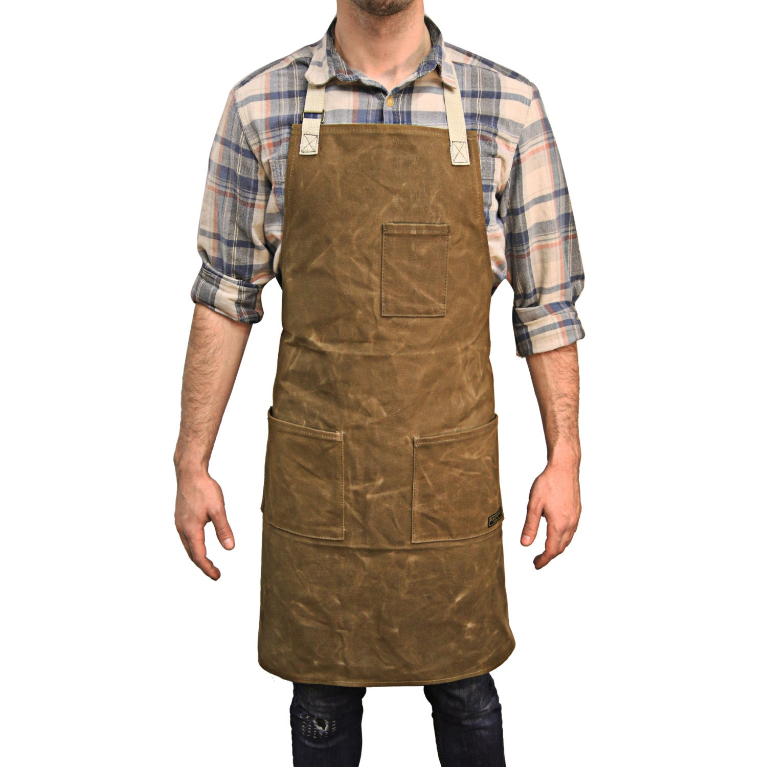 Readywares Waxed Canvas Utility Apron Tan