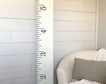 Growth chart | nursery wall art | growth chart ruler | growth tracker | nursery wall decor | wood signs | 9.25" x 72"