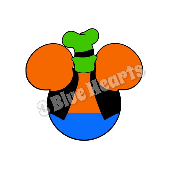 Download Goofy Mickey Head SVG dxf pdf Studio Goofy Svg dxf pdf