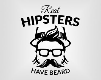 Hipsters Svg, Tumblr, Bearded, T-shirt Graphic Svg, Cutout, Vector art, Cricut, Silhouette Cameo, die cut, Digital Cut, Print Files, Svg