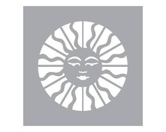 American Decor stencils, Celestial Sun code: NM-ADS6X6-102-K