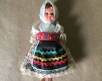 Doll in Slovak Costume Dolls of the World Czechoslovakian Doll