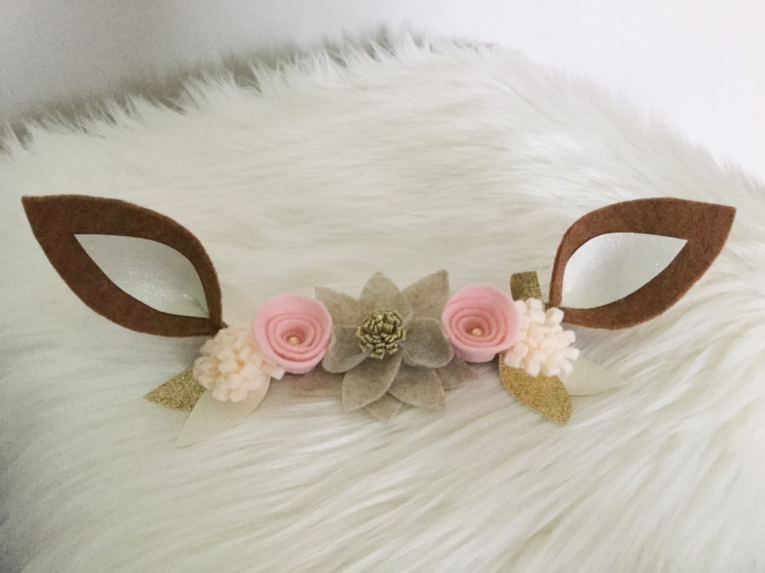 Deer Headband Critter Headband Woodland Animal Deer Crown