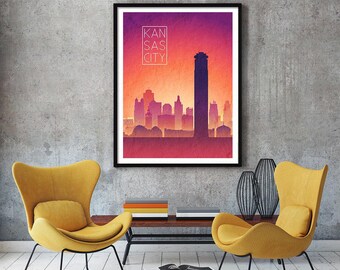 Kansas City Wall Art kansas city art | etsy Kansas City Wall Art kansas city art | etsy