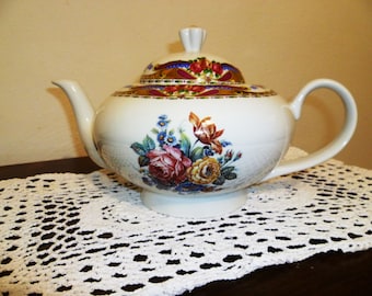Vintage French Limoges teapot/Vintage French Limoges teapot