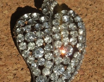 Adele Simpson Stunning Rhinestone Brooch