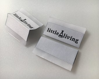 300 Woven label, Clothing woven label, Custom designer label, Hem label, Hem tag, Woven Pip Label, custom clothing labels