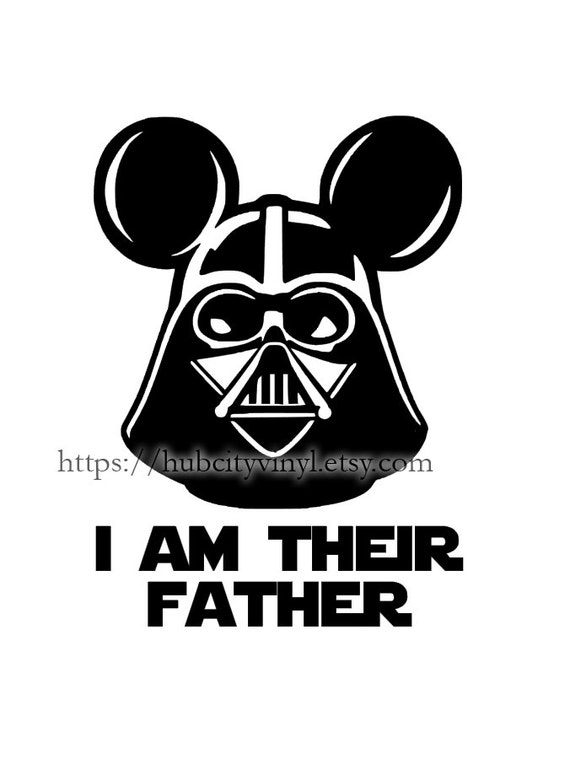 Download Star Wars I am Their Father Vinyl DIY IRON ON