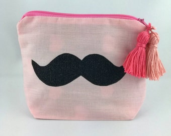 Cosmetic bag Makeup bags makeuptasche El macho goes pink