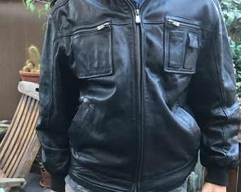 Mens Leather Motorcycle Jacket